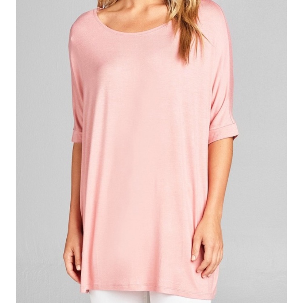 The Lila Tunic- Dusty Pink